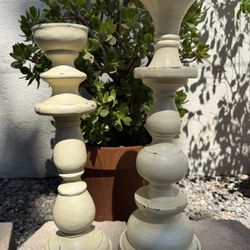 Rustic Candle Stands 