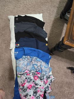 Mixed Lot of Medical Scrub Tops
