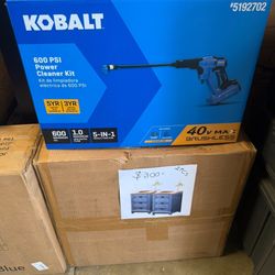 Kobalt 600 Psi Cold Water Power Cleaner 