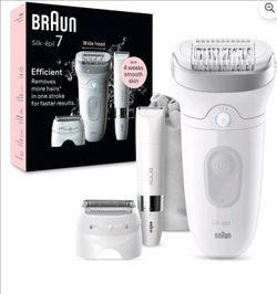 Braun Silk-épil Series 7 Epilator, Woman's Electric Razor Shaver Kit $79.99
