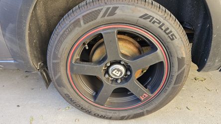 16inch Motegi Rims On New Tires.