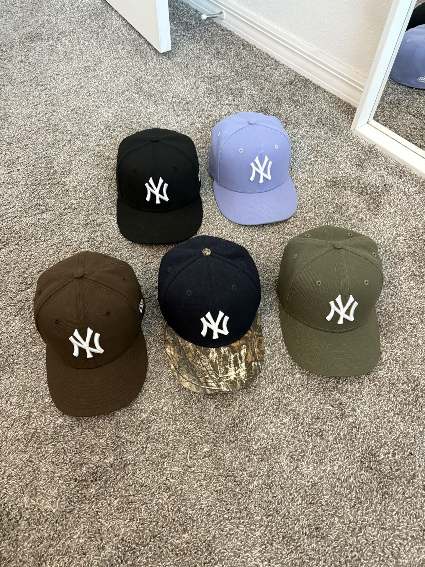 New era fitted hats New York Yankees