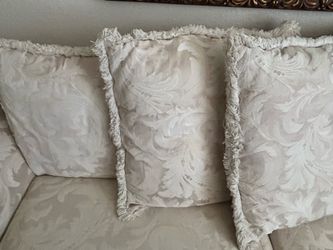White pillow cushions