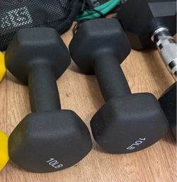 10lbs dumbells