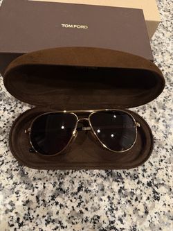 Tom Ford Aviator Sunglasses with Case
