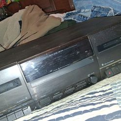Kenwood CT -201 Double Dual Cassette Deck Stereo System