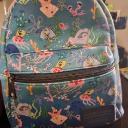 Spongebob Loungefly Bag USED