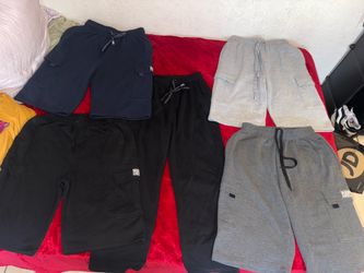 Pro club cargo shorts and sweats