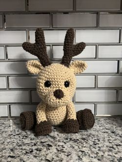Reindeer Stuffy Amigurumi Crochet 