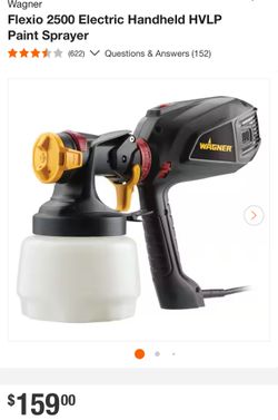 Wagner Flexio 2500 Electric Handheld HVLP Paint Sprayer NEW FIRM