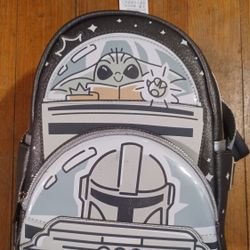 Star Wars Grogu Loungefly Backpack New Mandalorian Jedi Yoda
