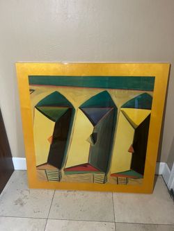 Cophenhagen Large Abstract  Painting