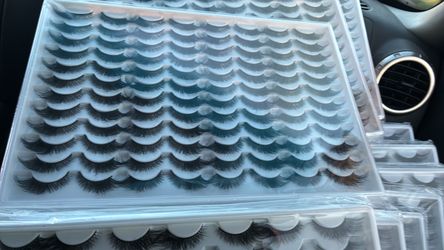 Bulk  Eyelashes Set in Clear Tray