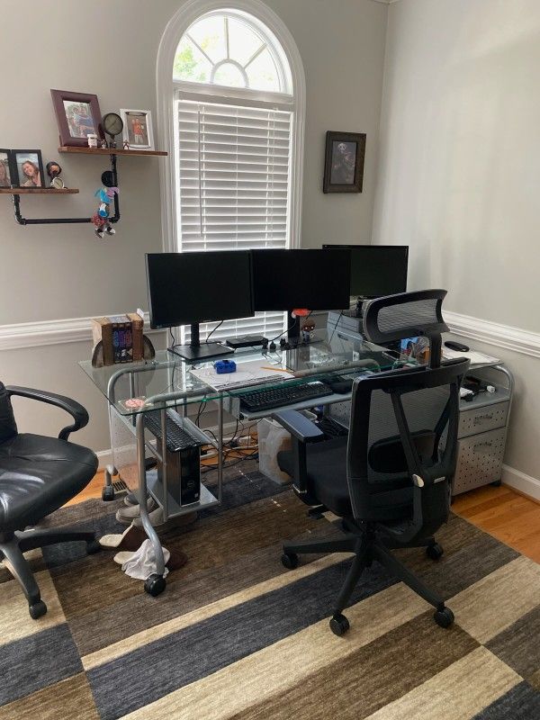 Glass Desk