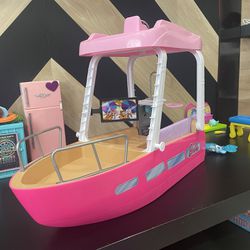 Barbie Boat With Slide