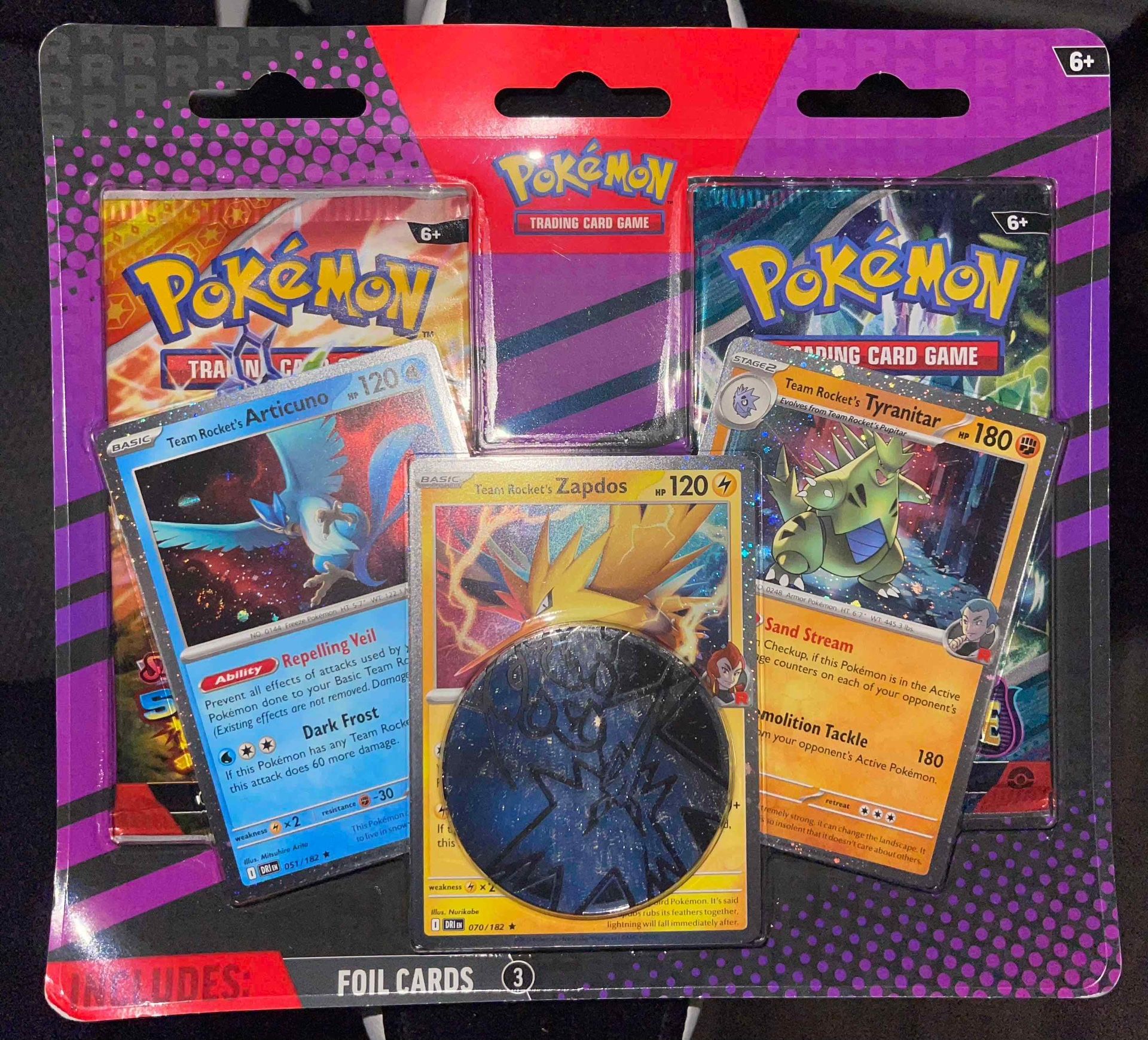 Pokemon TCG Team Rockets Pokemon 2 Pack Blister