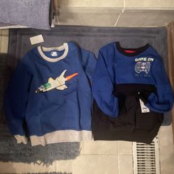 Boys Sweatshirt Lot New 7/8