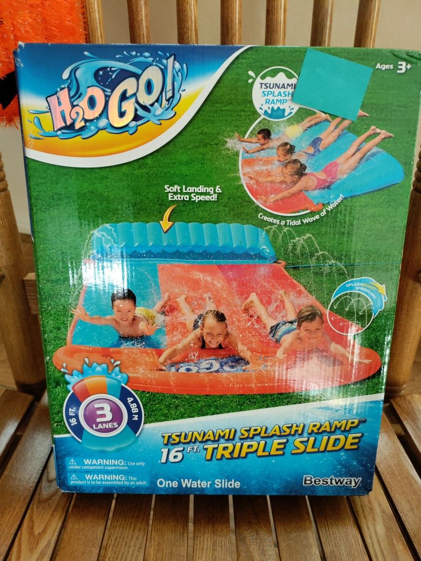 Brand New Bestway 16 Foot Water Slip And Slide In Box
