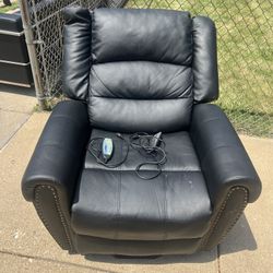 leather armchair