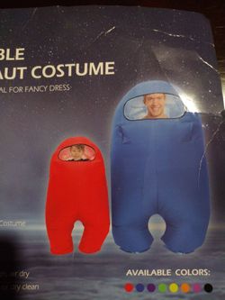 Among us kids and adult Halloween costume