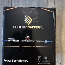 Pirate Battery by Chrome Battery, a maintenance-free 12V 15Ah battery.  It