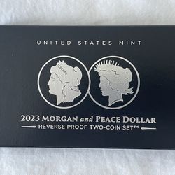 2023 Morgan & Peace Dollar Set