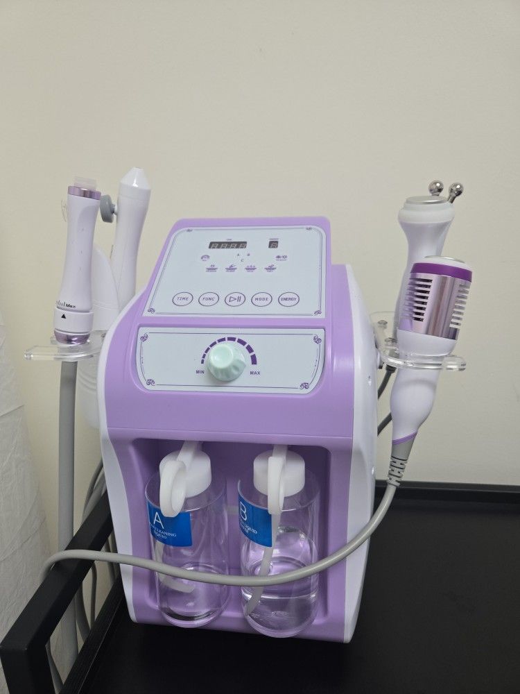 Professional 5-in-1 Facial Machine – Hydro Dermabrasion, RF, Ultrasonic & Skin Lifting System