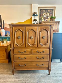VARIETY of VINTAGE Armoire / Upright Dressers / Linen Closet!