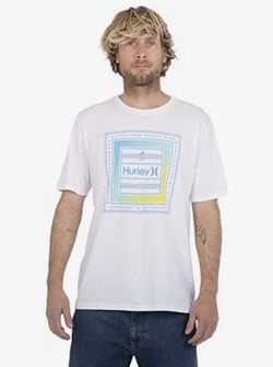 🏄🏻♂️ New! White Hurley Graphic T-shirt Size XXL