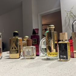 10 Perfume/cologne Bottles
