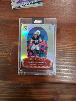 Brock Bowers Donruss Optic Uptowns Rookie Card