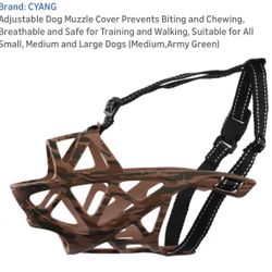 Adjustable Dog Muzzle Size: Medium