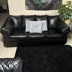 Black Diamond Leather Couches 