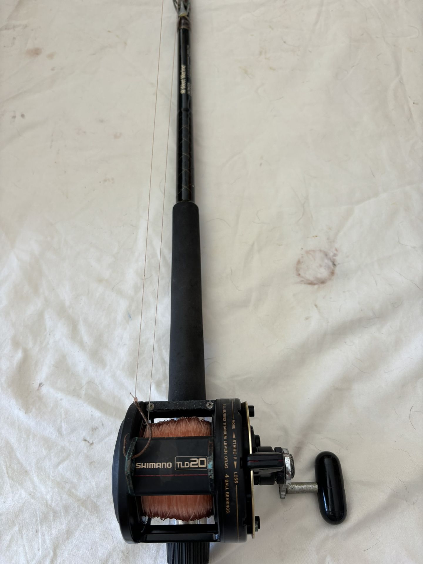 Shimano TLD 20  on a West Marine 7' Rod