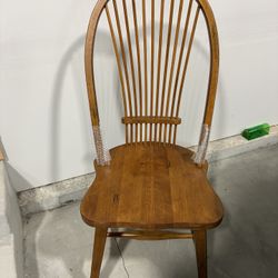 New Oak Dinning Room Chairs Set Of 6