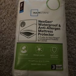 Full Bed Size Mattress Protector Unopened 