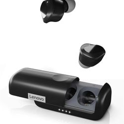True Wireless Earbuds Bluetooth 5.0 IPX5 Waterproof with USB-C Quick Charge and Built-in Microphone for Work/Travel/Gym (Black)