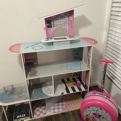LOL Doll House & Suitcase