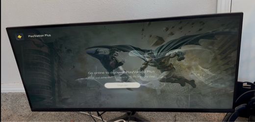 Samsung 34” Ultrawide, model LS34CG502GANXZA. Resolution is 3440x1440 up to 165Hz refresh rate.