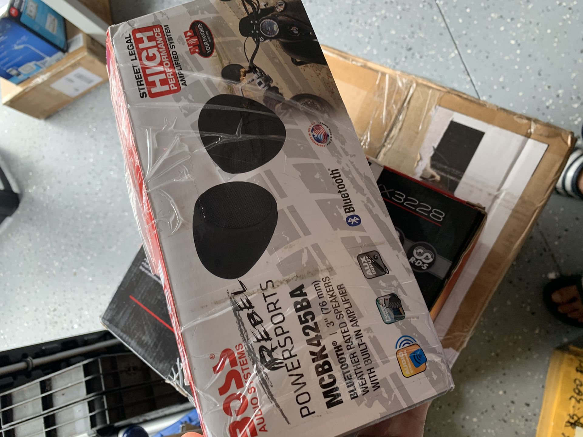 Boss rebel Powersports weather rated speakers