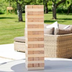 Handmade Giant Jenga Set – 54 Premium Wooden Blocks (Free Delivery)