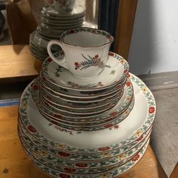 Plate and Tea Set 