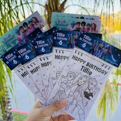 Coloring Sheets- Party Favors 