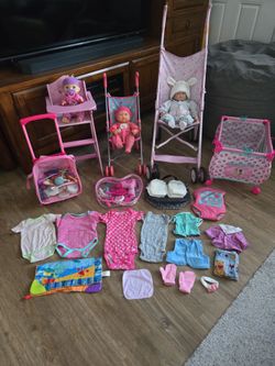 BABY DOLLS WITH ACCESSORIES