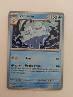 Vanilluxe Pokemon Card WHT 029