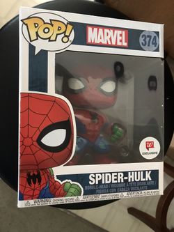 Funko pop big 6 inch marvel exclusive spider hulk