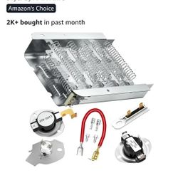 279838-Drver-Heating-Element-W10724237 fit for Whirlpool Kenmore 70 80 Series Cabrio Roper Maytag Amana Admiral Roper Dryer Heating Element Drver bv A