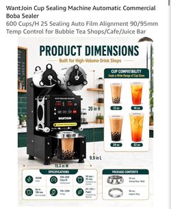 Cup Sealing Machine / Boba Sealer