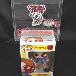 VAULTED Funko POP! Movies #798 CHUCKY Walmart Exclusive w/ protector 