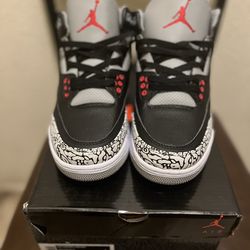 Black Cement 3s New! Size 11!